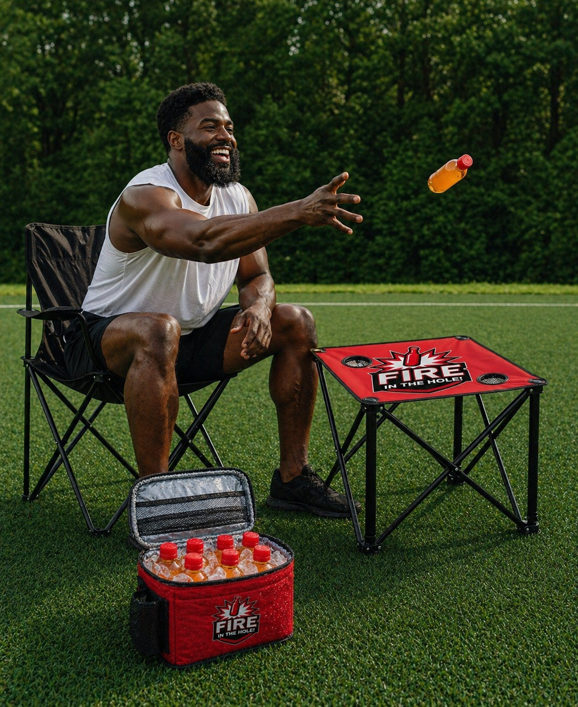FIRE IN THE HOLE™ Game Set: Portable 2-Table Party Kit