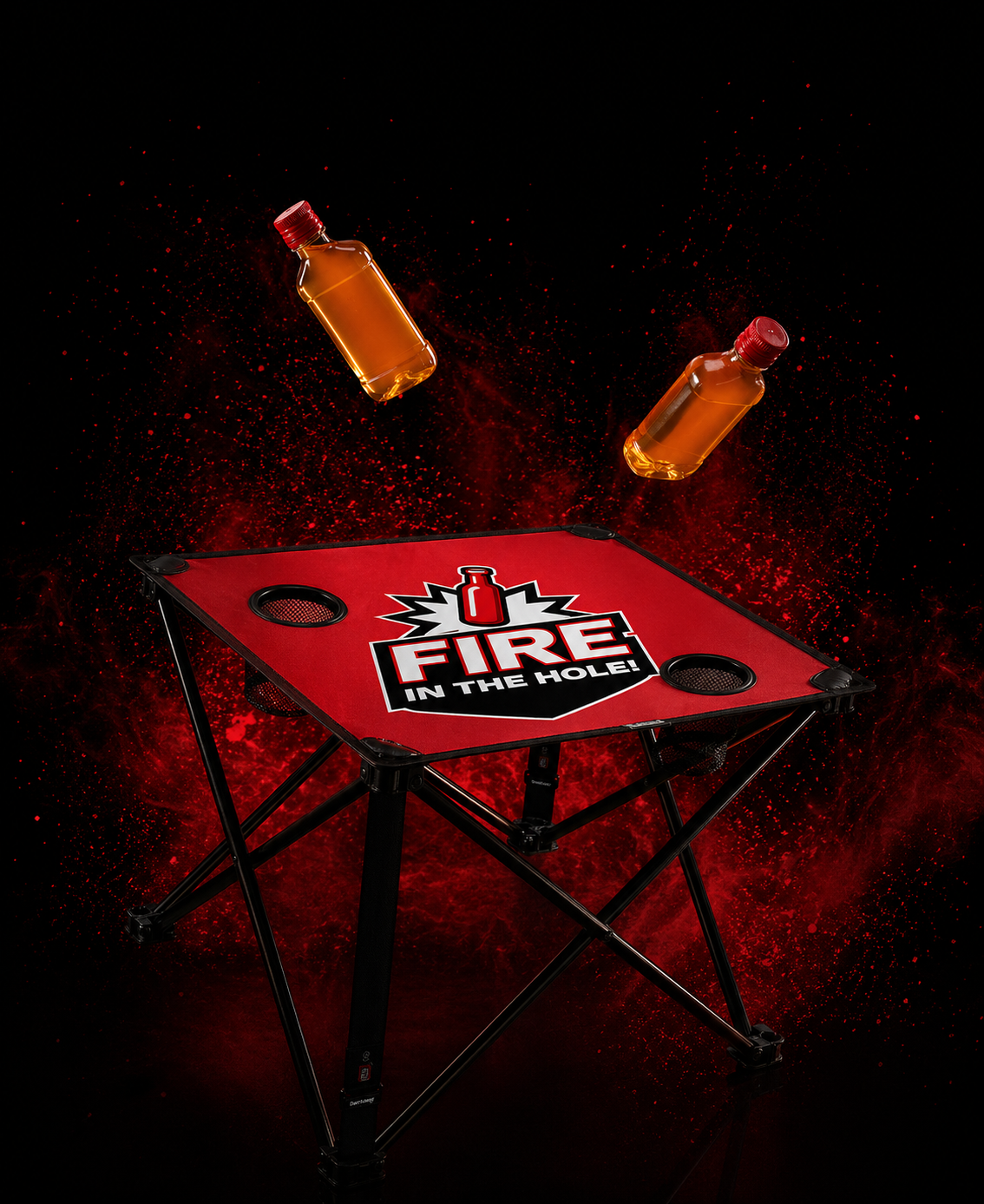 FIRE IN THE HOLE™ Game Set: Portable 2-Table Party Kit